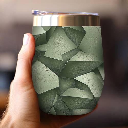 imagen del artículo un vaso de agua aislado de acero inoxidable de 12 onzas, a prueba de fugas y reutilizable, con un diseño de de , ideal para café, vino y cócteles, lo que lo para actividades en el hogar como .