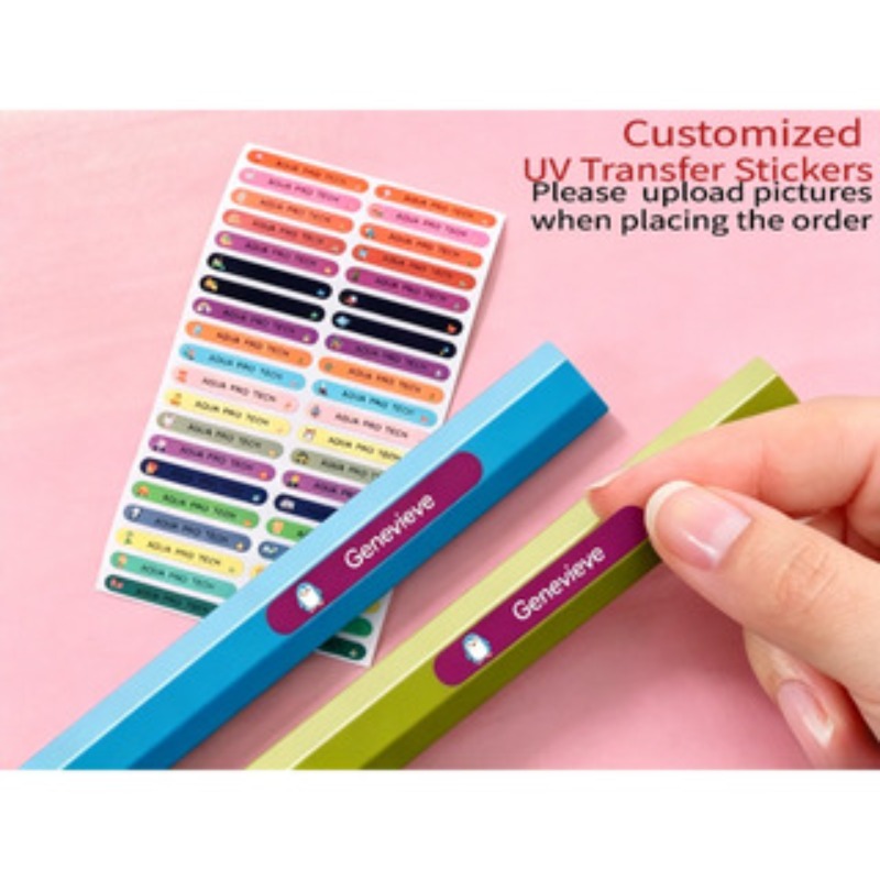 TEMU Customizable Transparent Name Stickers, Sealing Stickers, Sorting Stickers, Personalized Pet Stickers Suitable For Water Bottles, Notebooks, And
