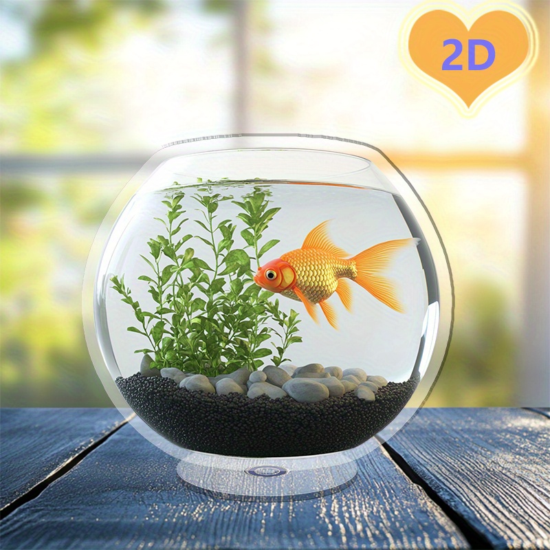 Gold Fish Bowl Small Plastic Goldfish Transparent Plastic Fish
