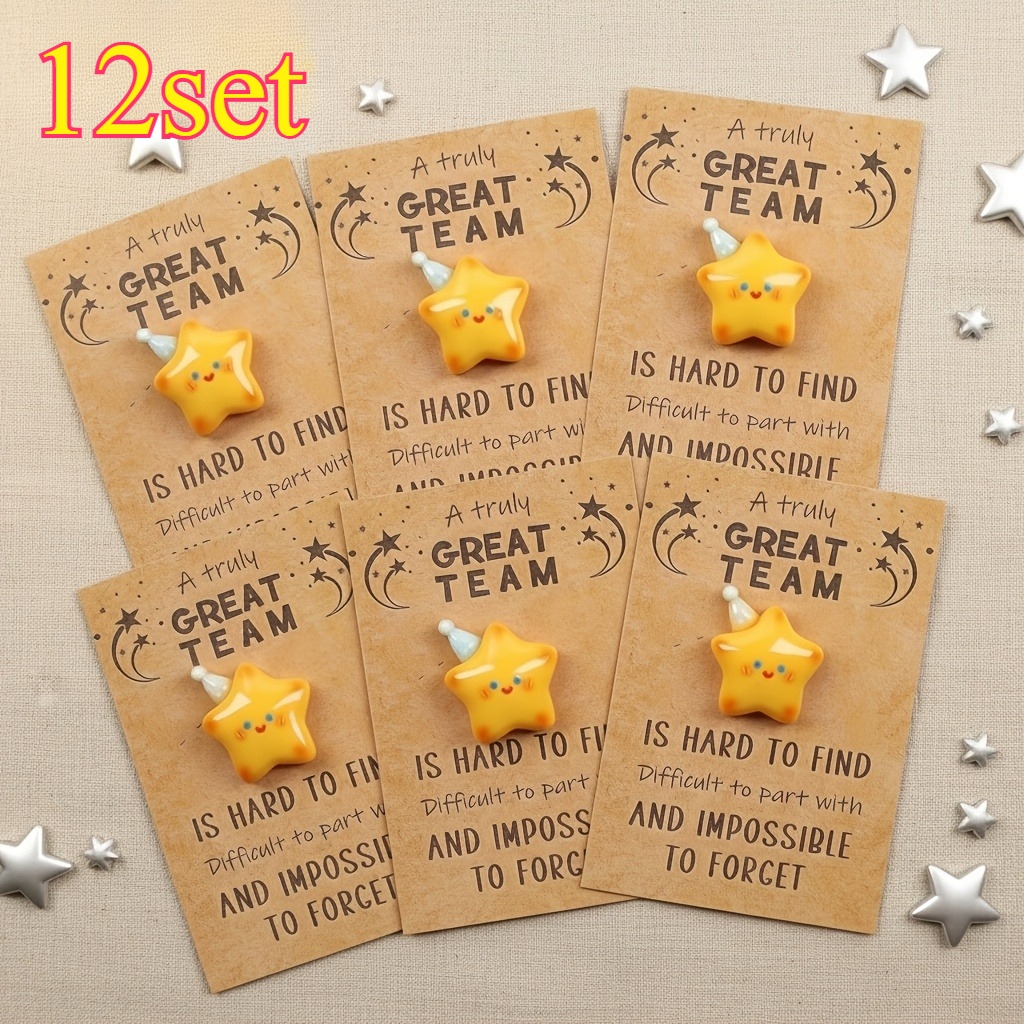 TEMU 12 Set "" Pocket Hug Card | Thank You Gift, Thanksgiving Card, Star Keychain, Support Gift, Valentine's Day Gift, Mother's Day Gift, Unique