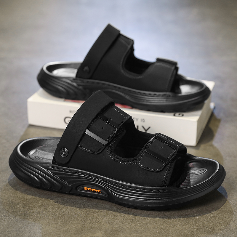bestseller unisex   beach sandals ultra cushion non slip lightweight walking shoes with adjustable   straps durable pvc for vacation casual wear mens fashion style         absorption travel footwear minimalist style cushioned    able footwear travel essentials Product details 5