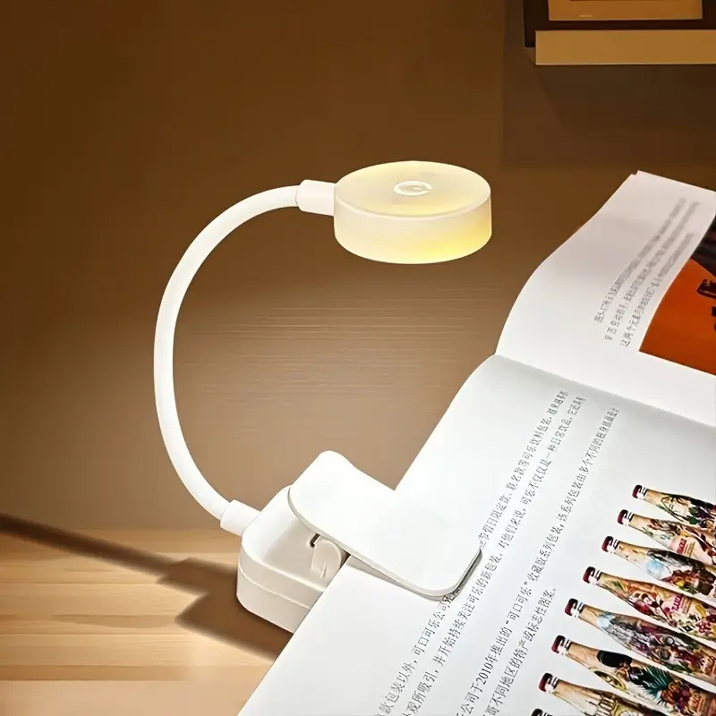 Adjustable Reading Light with 3 Modes, Compact Night Design