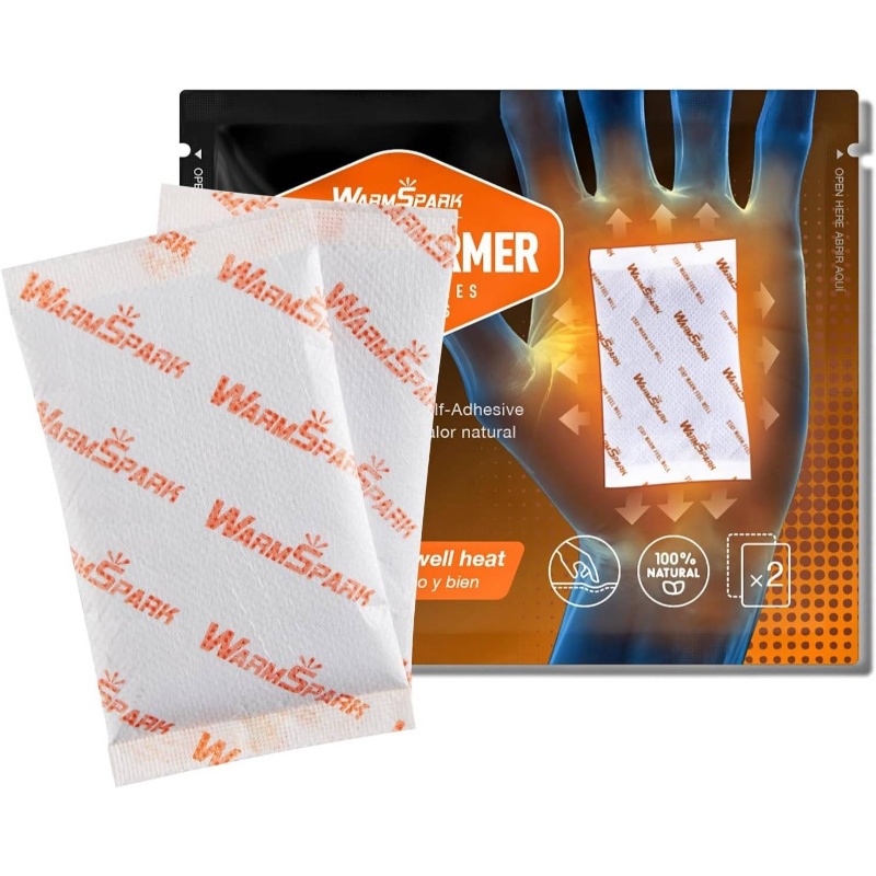 Disposable Single-Use Hand Warmers - Air-Activated Heat Packs for Hands, Toes & Body | 12-Hour Warmth, Battery-Free & No Electronics | Safe for Sensitive Light, Ideal for Outdoor Activities, Camping, Sports & Cold Weather | Portable Warmth for Emerg