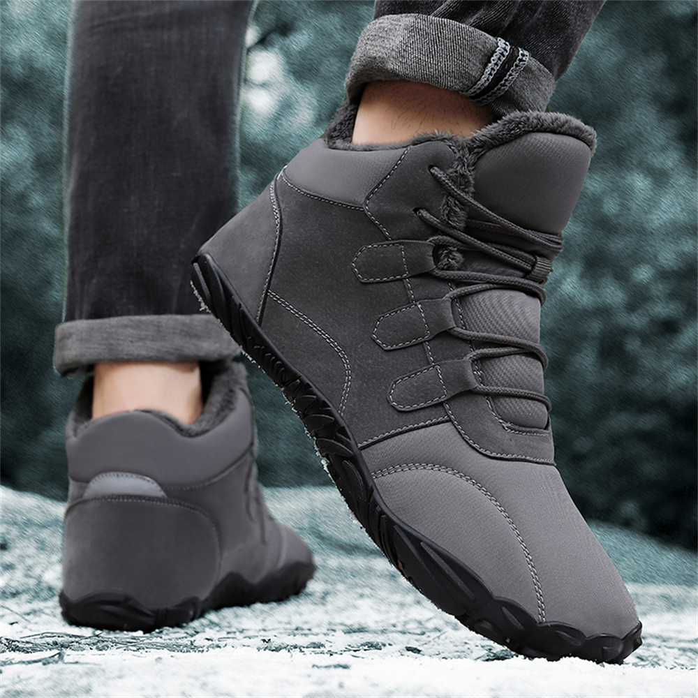 Men's & Women's Five Toe Winter Snow Boots with Plush Lining