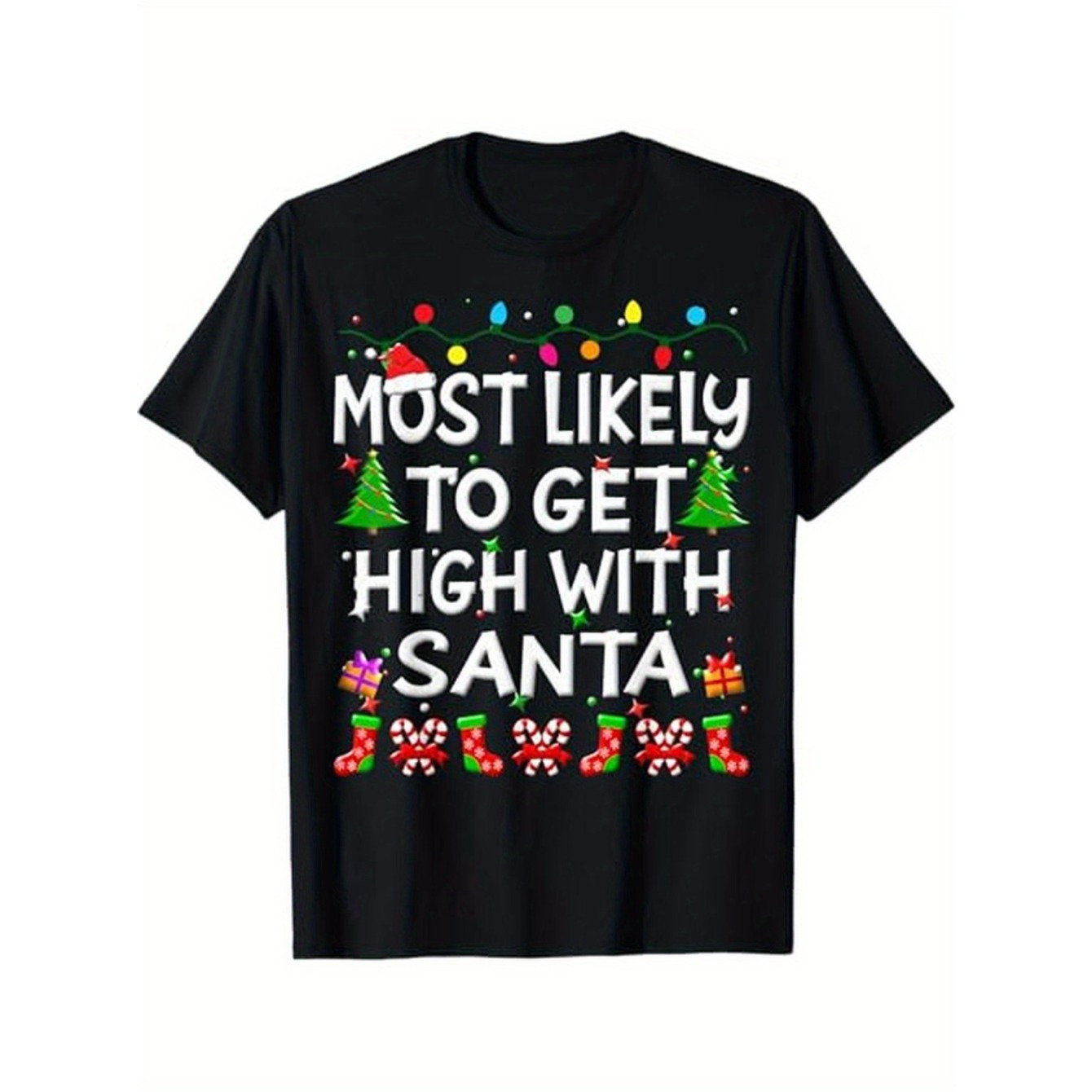 

To Get Christmas T-, 100% , , Slight , , Regular Fit, , For Adults, Fun For Men And Women, S-xxxl