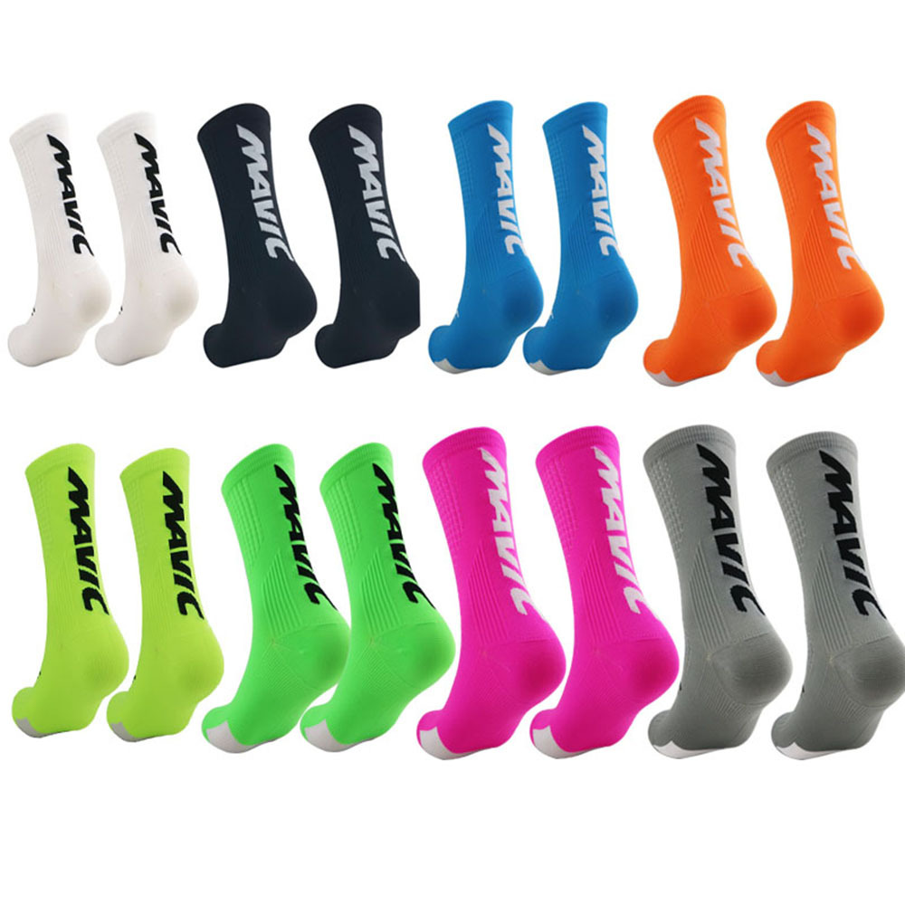 

1 Paire de Chaussettes de Course pour Hommes Antidérapantes et Respirantes, Polyester 80%, Nylon 20%, Tissu Tricoté, Motif Alphabet, Lavage à / pour Fitness & Cyclisme