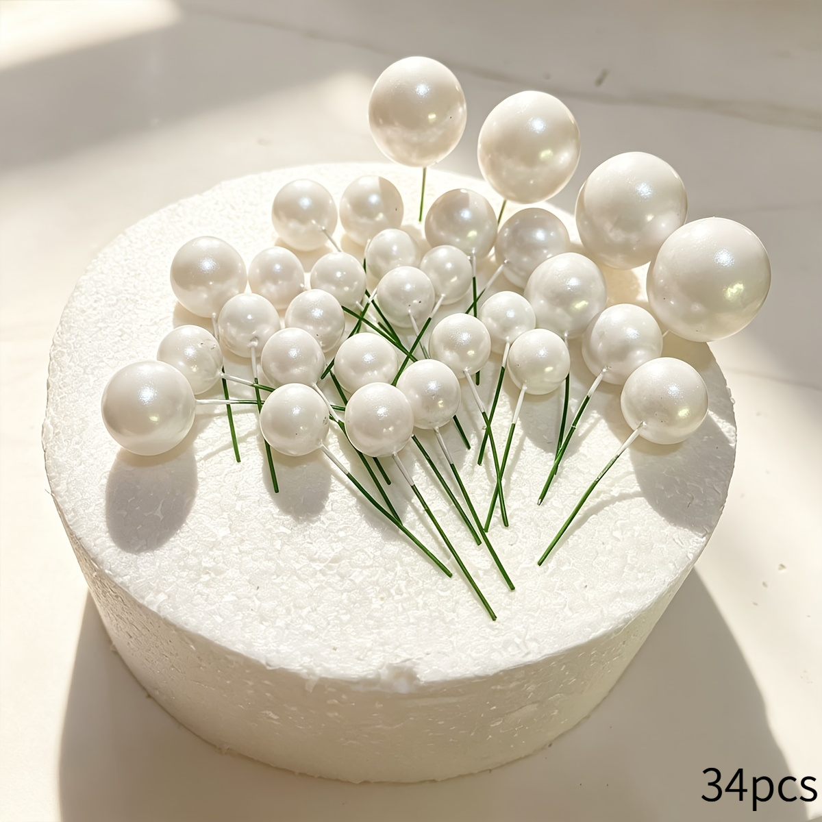 TEMU Set da 14/24/34 palline per decorare torte, adattabili a diverse esigenze di pasticceria, adatte a un' gamma di , che si di gioiose celebrazioni