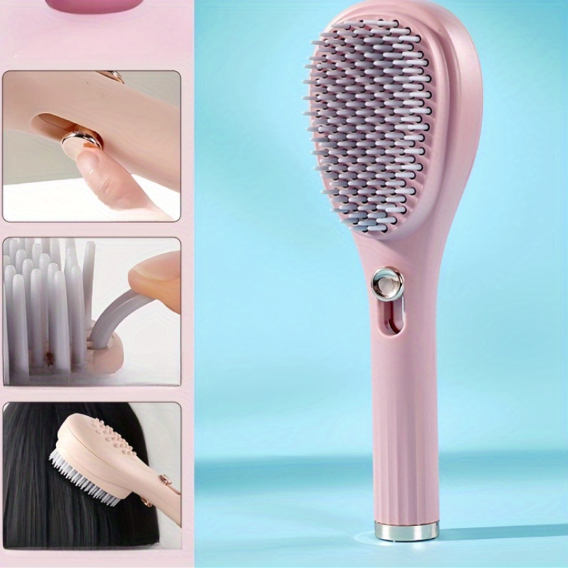 

Magic Retractable Hair Comb - Detangling & Anti-static, Easy Clean For All Hair Types