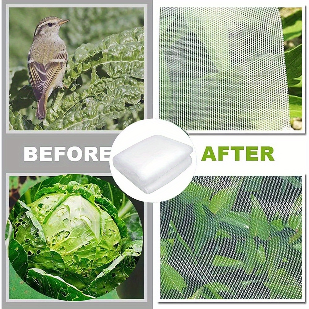 Gartennetz-Set Mit Rahmen – 3 X 12 M Netz, Stahlrohre, Vliesabdeckung, Zum Schutz Von Pflanzen Vor Tieren & Wetter