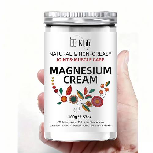 magnesium joint and muscle massage cream 72 hour joint and with chamomile shea and lavender absorbed non greasy