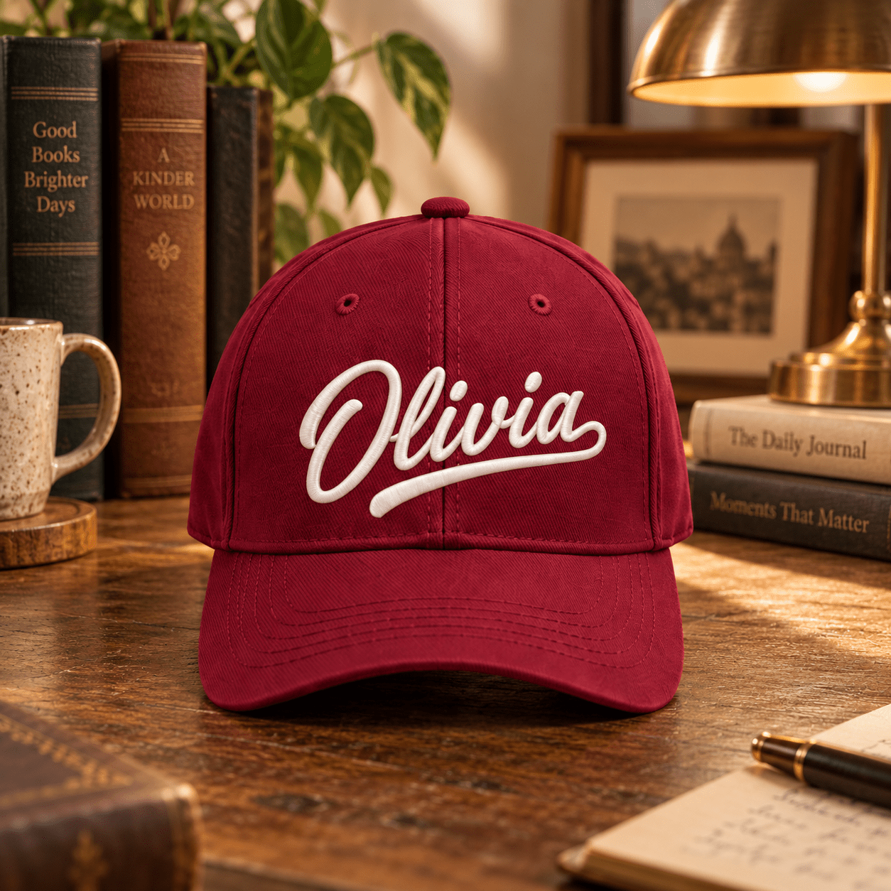 TEMU Personalized Name Embroidered Baseball , Custom Script Text Hat, 8 Colors Available, Unisex For Women And Men, Personalized Gift For Birthday,
