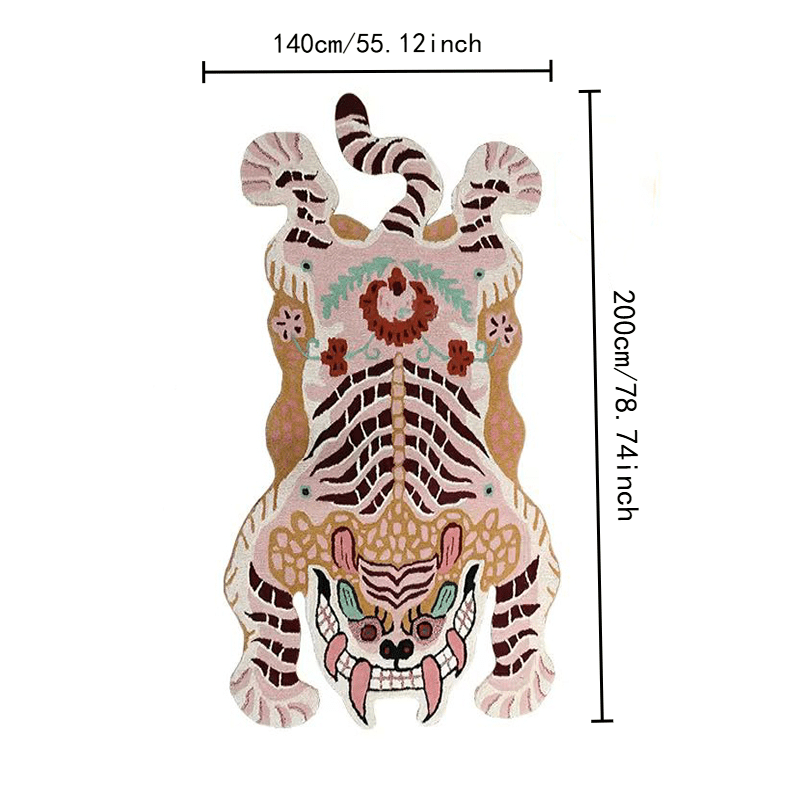 TEMU Velvet Artificial Floor Mat, 850g/mÂ², With Leaf-patterned Dotted Plastic Backing, Irregular Shape, Fluffy And Soft, Washable, Polyester Fiber.