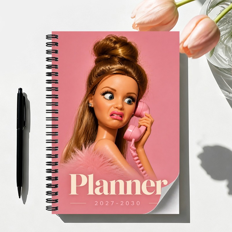 TEMU 1pc Planner, Meme Inspired 2027-2030 Monthly Planner, Weekly And Monthly Organizer Office School Supplies Stationery
