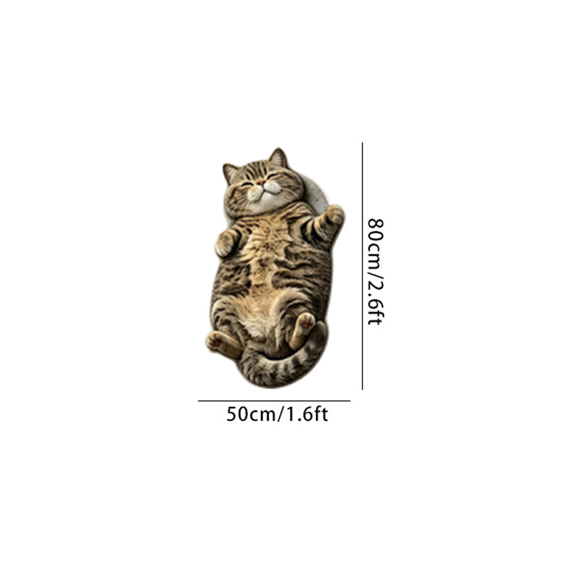 TEMU Thin-pile 2d Flat (not Long-pile) -embossed Base Thin-pile 2d Painting Cute -shaped Rug Fashionable Trendy Individual Home Decor Living Room