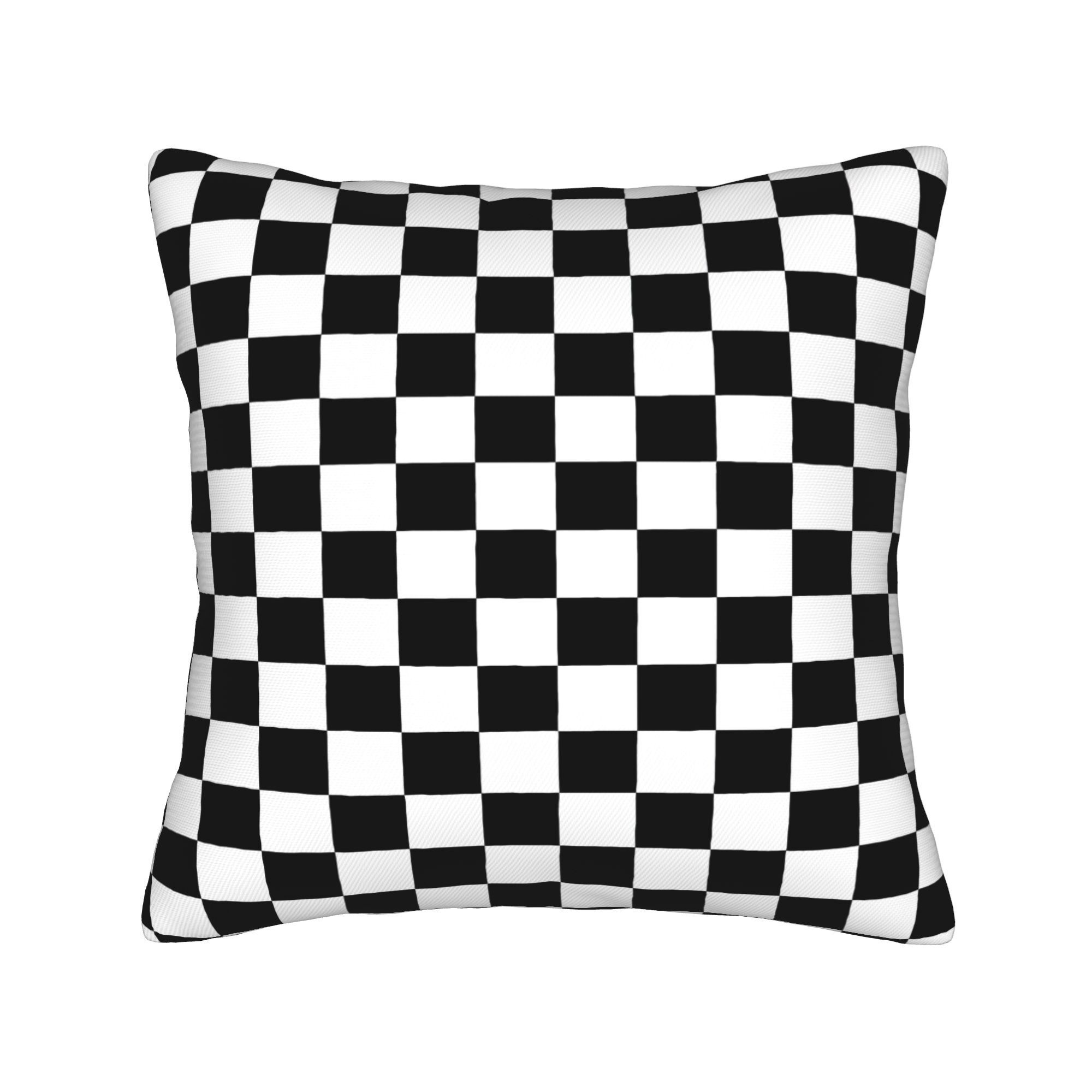 TEMU 1 housse de coussin et taie d'oreiller à de course - motif avec accents rouges, impression , fermeture éclair, lavable en machine, literie