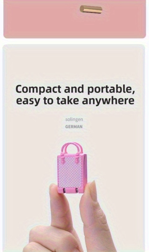 new high end handbag nail clipper flip cover nail clippers portable folding nail scissors details 4