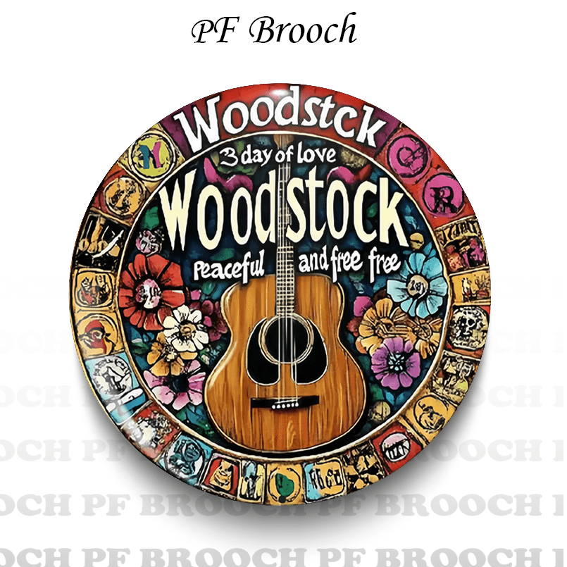 TEMU The Vibrant Music High Quality Pin (2d Flat) Is Suitable For Clothing, Hats, Backpacks - A Fashionable Accessory For , , And Colleagues - A