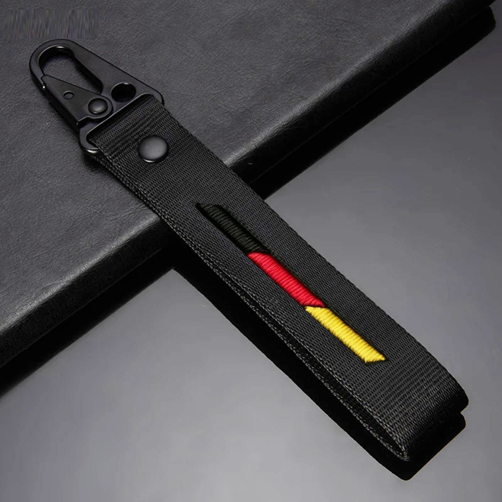 1pc Latest Embroidered Design Car Keychain Suitable For Etc Car Model