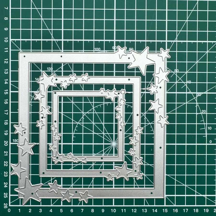Image of 2026 New Arrival Paspatial Star Frame Metal Cutting Dies For Diy Scrapbooking Card Making Stencils Photo Albums