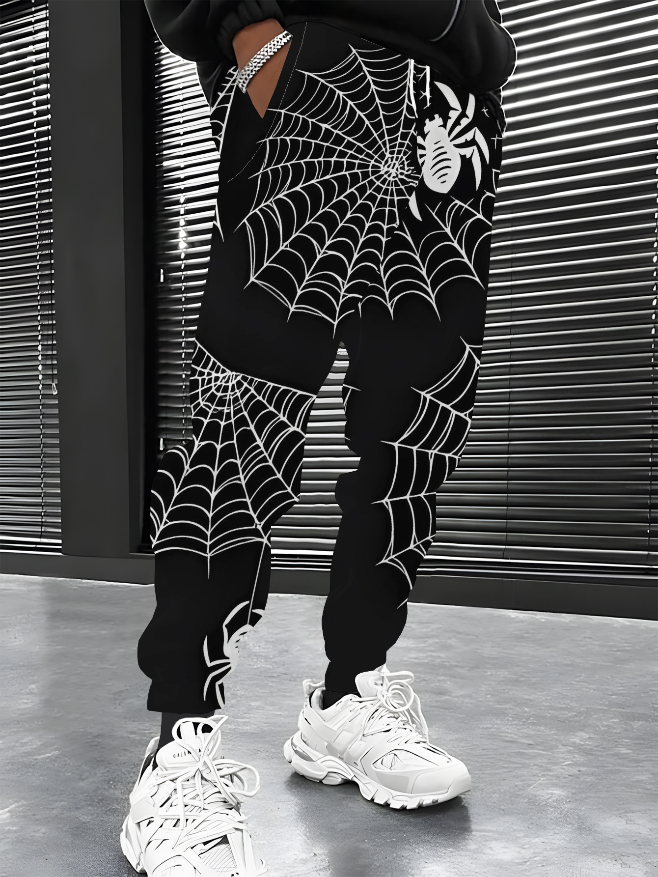 spider pants sold on Temu Canada