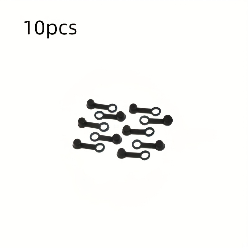 10pcs Brake Oil Pump Cover, Suitable For Motorcycle And Car Tire Valve Dust Cover, Universal Brake Screw Cover, Effective Maintenance Of , Brake Oil Pump Cover Set | Stylish Black