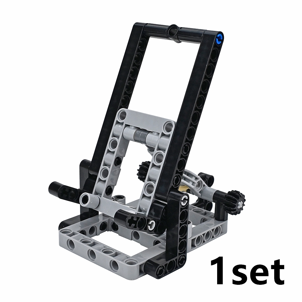 Image of Moc Technology Creative Adjustable Phone Stand Building Block Portable Universal Desk Mobile Adjustable Phone Holder Toy