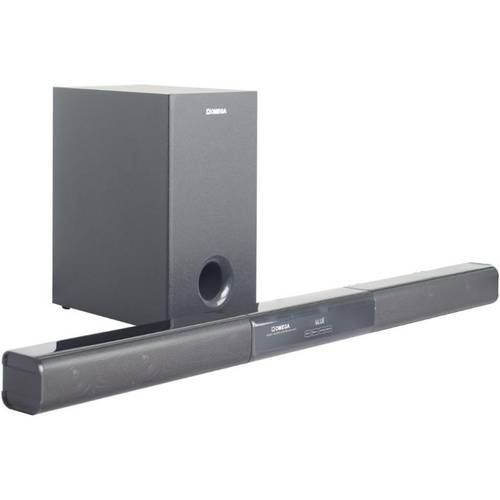 2 1 channel 60w soundbar with subwoofer compatible for tv theater usb bt stereo speaker system voice amplifier for pc laptop smartphones tablets wired subwoofer for audio