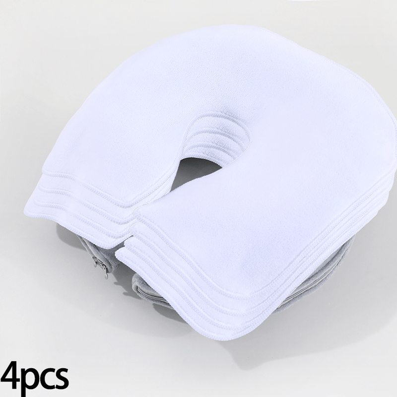 TEMU 4 serviettes de U pour salons | 35x28 cm | Fonctions : Protège les surfaces des coussins, absorbe la transpiration des clients et maintient la