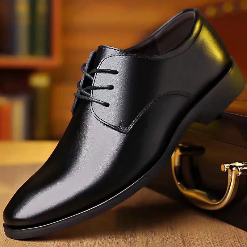 Zapatos Formales para Hombre, Zapatos de Negocios Bajos y Brillantes en , Diseño Minimalista de Doble Uso con Cordones/Sin Cordones, Parte Superior y Forro de PU para Fácil Limpieza y Pulido, Suela de PU Resistente al Desgaste y Antideslizante para Caminar Estable, Punta Redonda y Ajuste Ancho para
