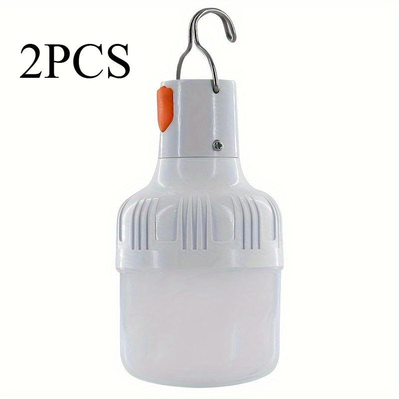 TEMU Usb Rechargeable Led Camping Lantern - 5w (40 ), Portable Night Light With Hook, Decor For Thanksgiving & Christmas, Abs Material, Includes Free Gift, Camping Decorations