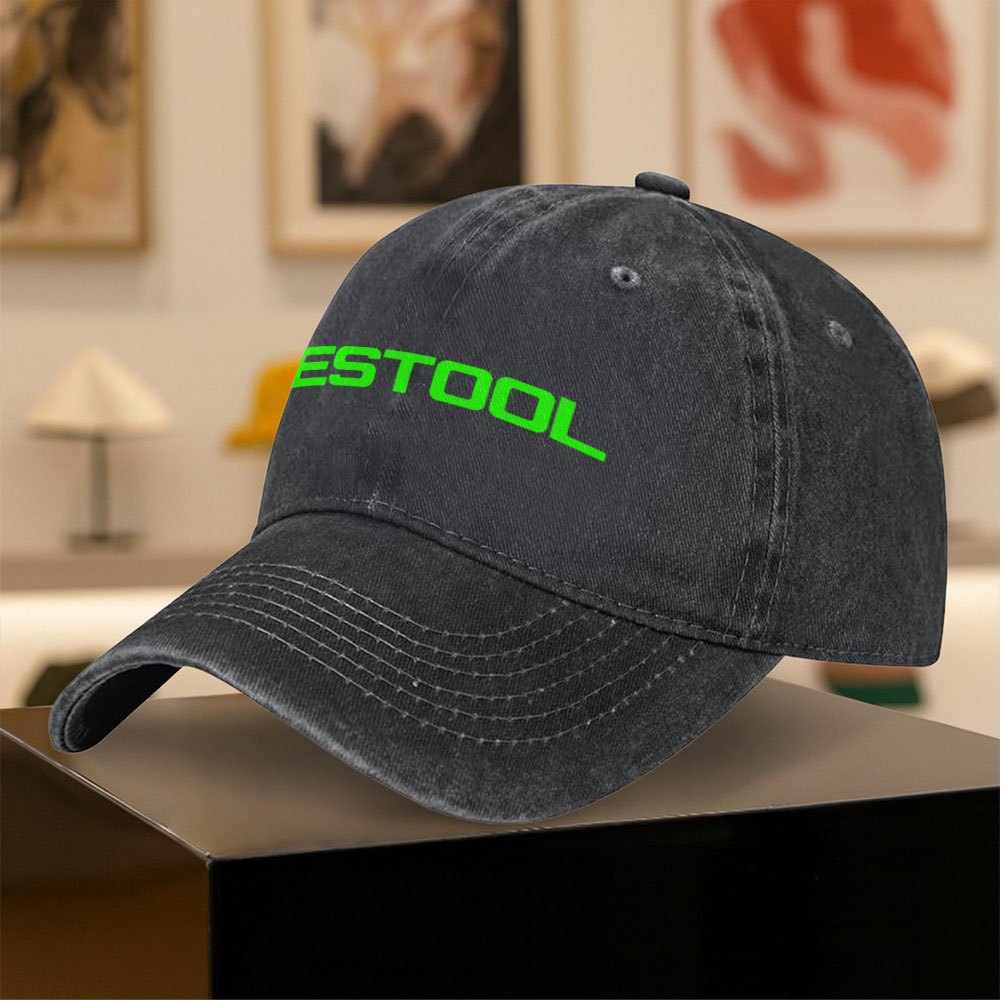 TEMU Classic Trendy Printed Festool Brand Baseball Cap, The Best Accessory For Men And Women Going Out, Stylish Classic Vintage Duckbill Cap, The