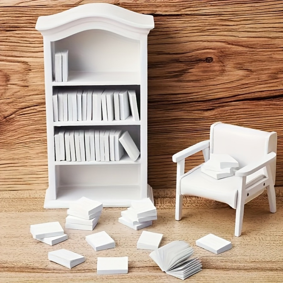 Lote De 40 Libros En Miniatura Para Casa De Muñecas - Decoración A Escala 1:12
