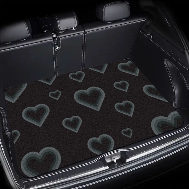 TEMU Heavy-duty Cargo Mat - Trunk Mat With A Stylish , Made Of Durable Polyester Material, Perfect For Car Interior Storage And Decoration, Trunk
