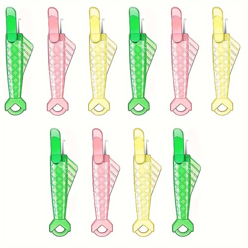 10pcs, Mini Threaders - Sewing Machine Easy Threading Tool, Durable And Portable