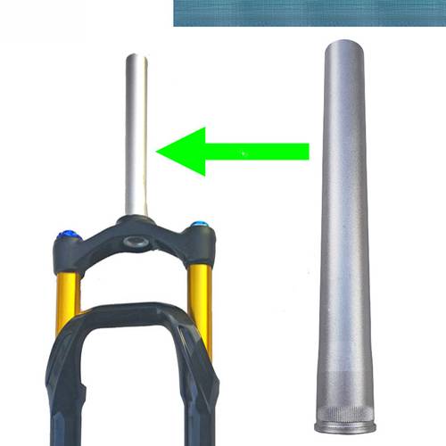 1pc mountain bike suspension fork 28 6mm 1 125in straight alloy tube shock fork for mtb road bike bicycle front fork with adjustment
