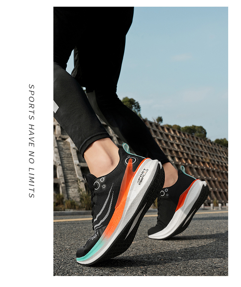 High-Quality New Color Popcorn Carbon Plate Running Shoes Sizes 36-44
