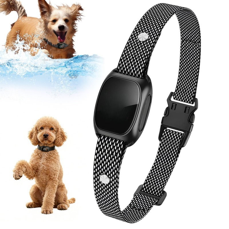 Image of Soft Comfortable Adjustable Dog Collar 20-60cm, Safe Anti-barking Pet Collar For Small And Medium Breeds, Great For Daily Walking And Training
