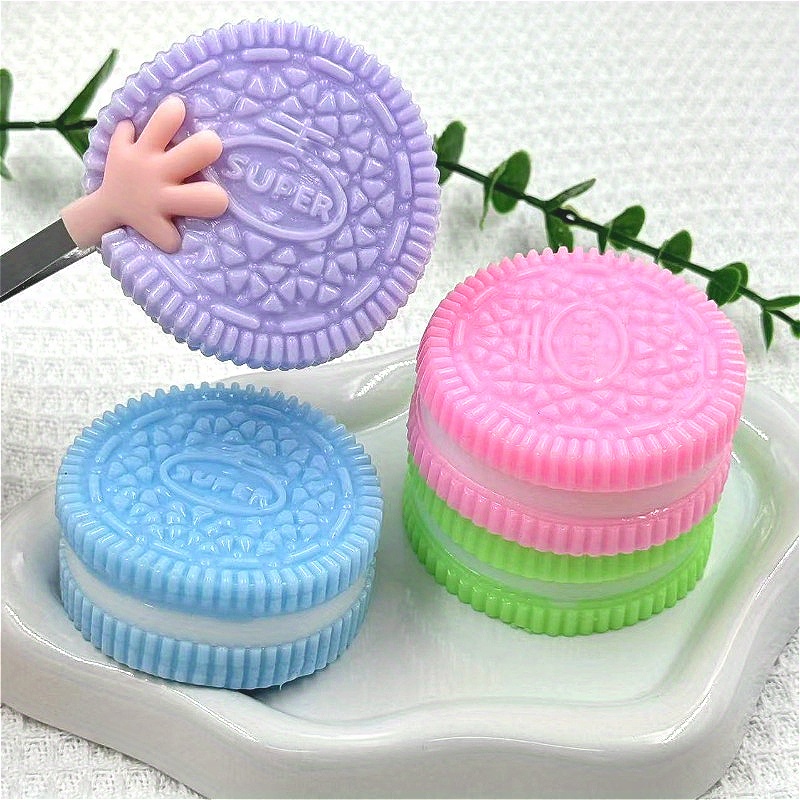 Customizable [Buy One Get Two Free] Soft Layered Takeaway Travel Pastry-Like Squeaky Toys, Mix and Match in Five Colors, Hot Mysterious Combo Pack Squeezable Toys, Perfect Party and Festival Gifts