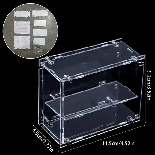 . 1/64 modellauto acryl vitrine passend für mini montierte staubdichte box schrank spielzeug fahrzeuge