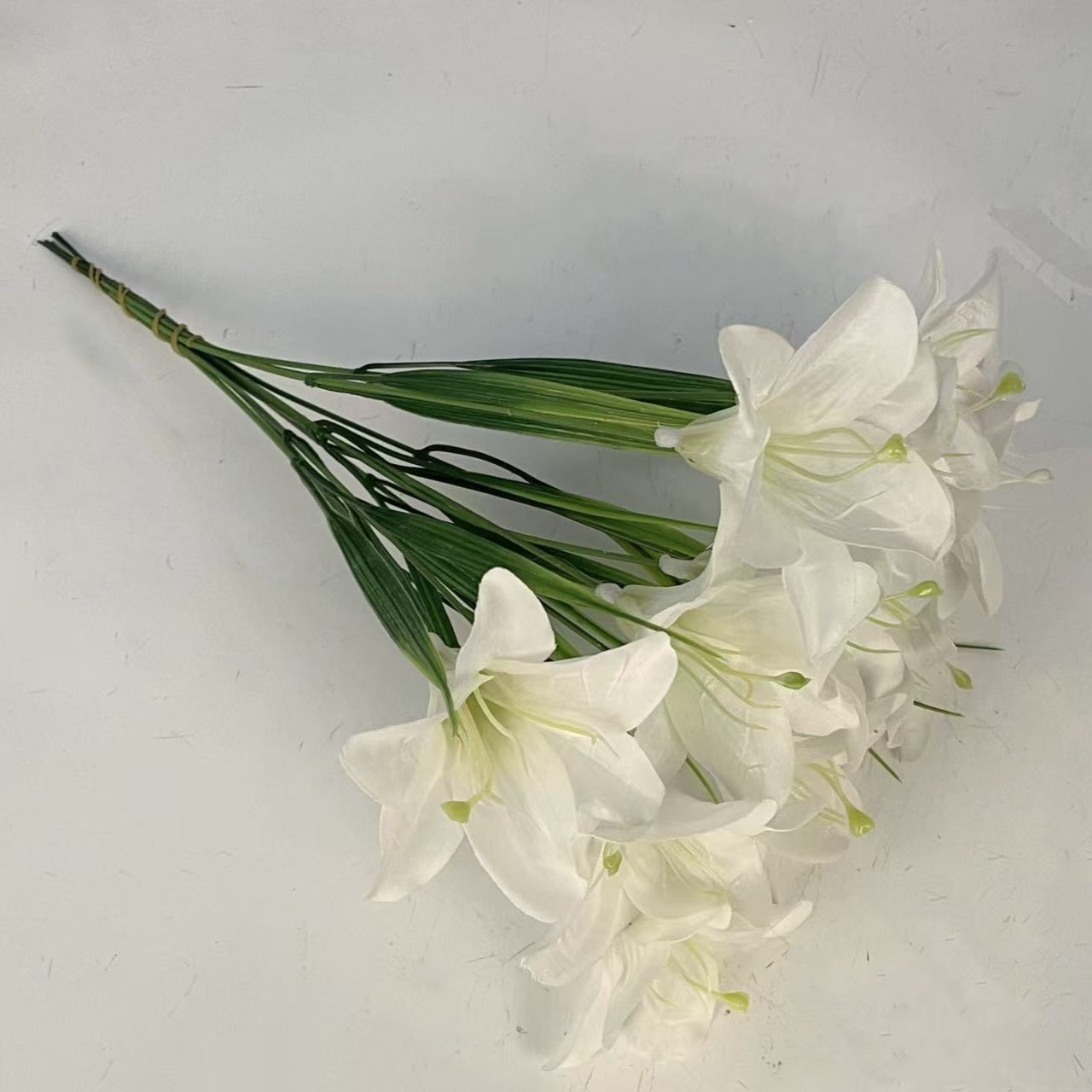 TEMU 10pcs Artificial Lily Flowers, Fake For Home Wedding Party Christmas Decor