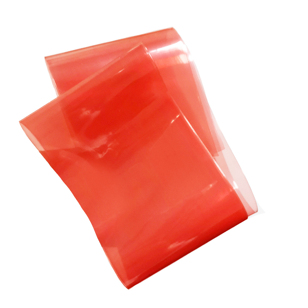 TEMU Transparent Red Plastic Casing For Sausages, 1 Meter (length) X 50mm (folded Diameter) X 32mm (straight Diameter). Suitable For Home And