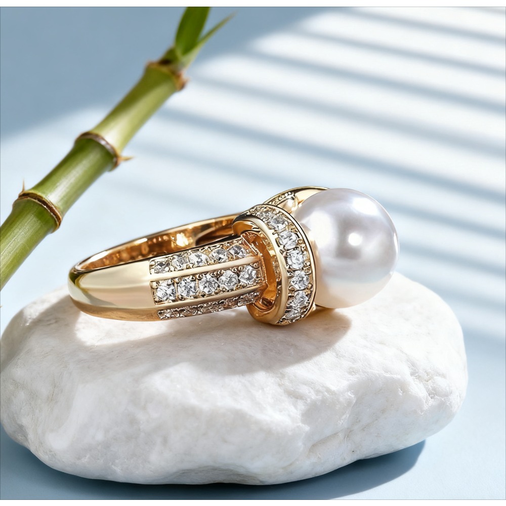 Women's Luxury Geometric Elegant Ring for Weddings