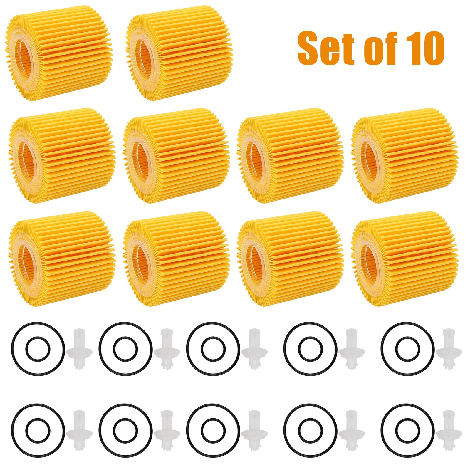 TEMU 10pcs Oil Filter For Corolla Prius For Im Xd For 04152-yzza6