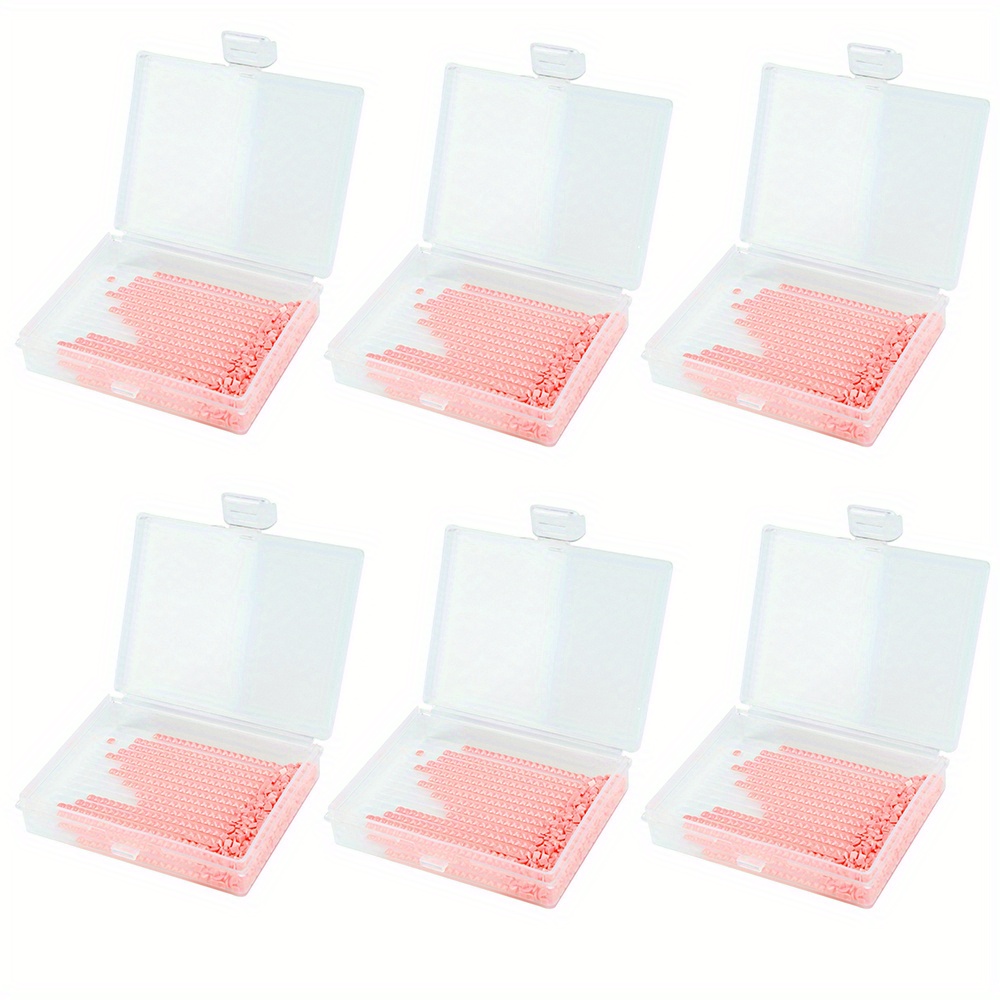 E-shop 6 Stück/30 Stück Diamantmalerei-Perlen-Aufbewahrungsboxen, 2-in-1 DIY Handwerkszubehör Organizer, Diamantmalerei-Zubehör Aufbewahrungskasten