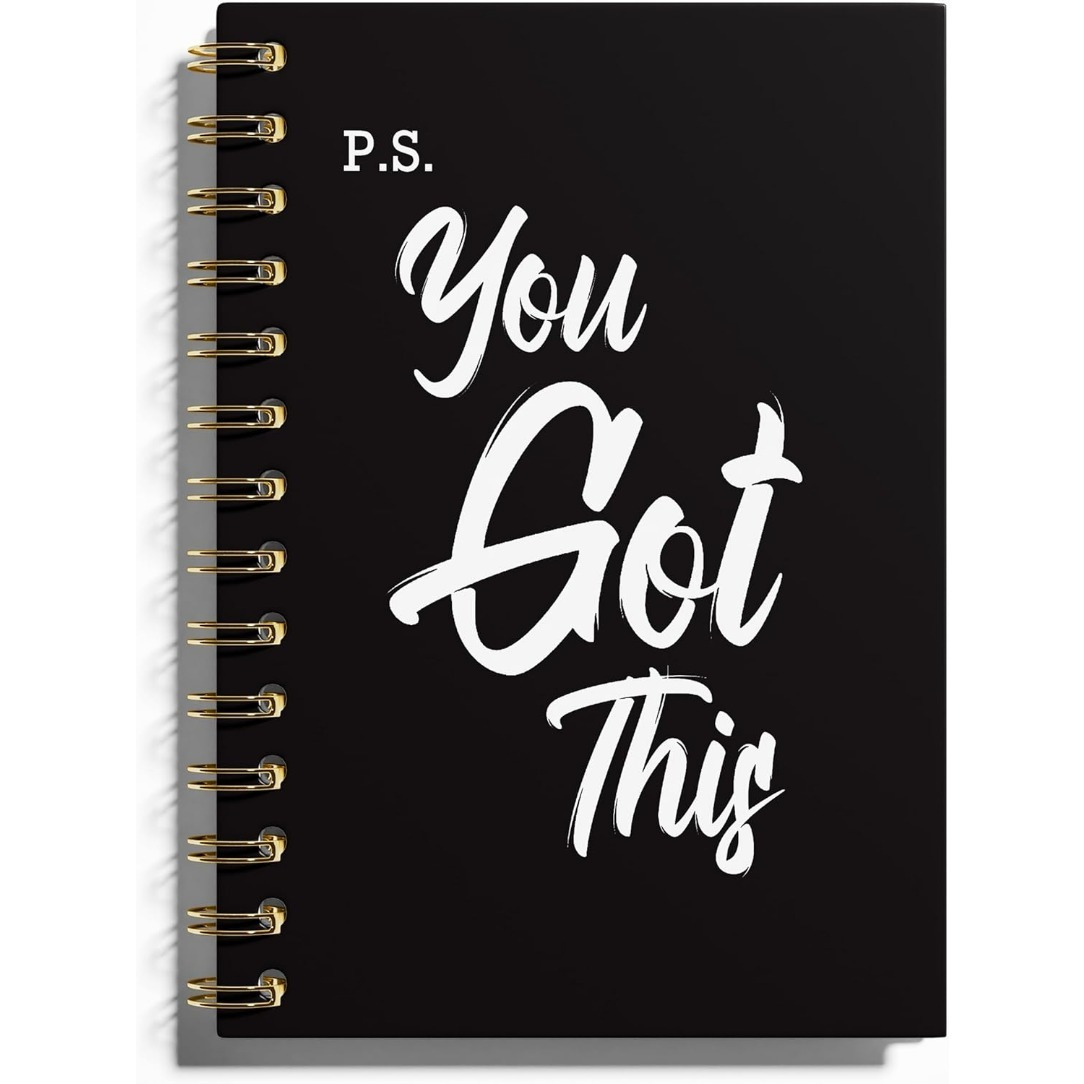 

1pc Inspirational Hardcover - Motivational "" , 5.5x8.3in, 50 Lined For , , Employee