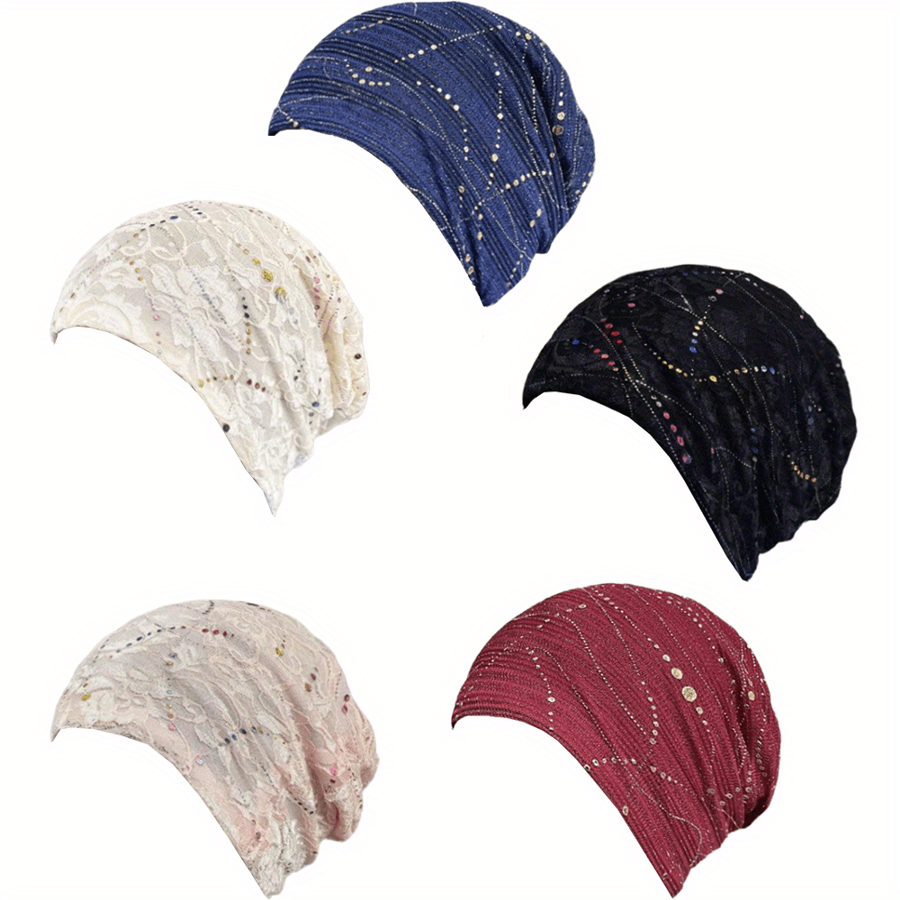 TEMU 5- Women's Turban , Headscarves , For Patients