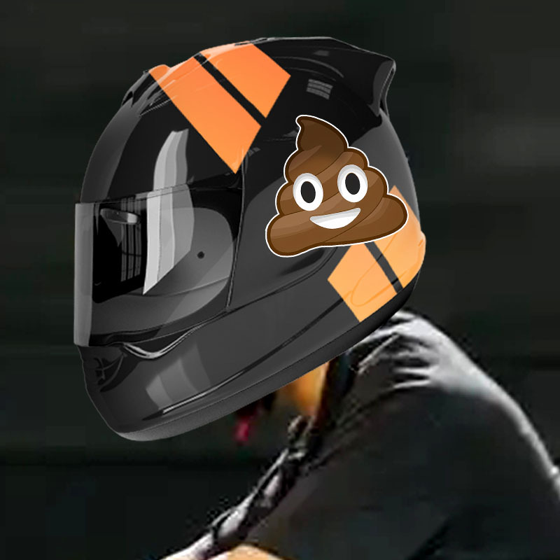 happy face poop car stickers laptop water bottle car truck Temu