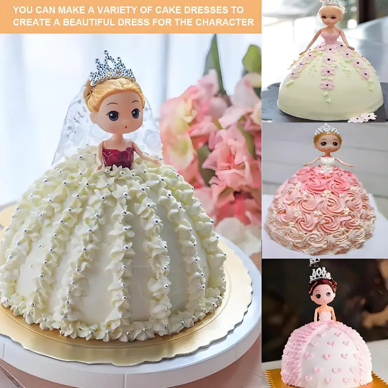 princess dress cake mold How to Make a Princess Doll Cake