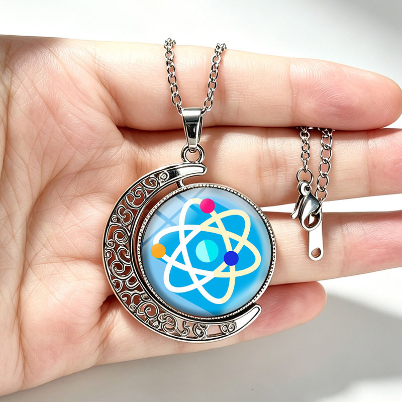 3pc Atomic Science Jewelry Set, Unisex Gift