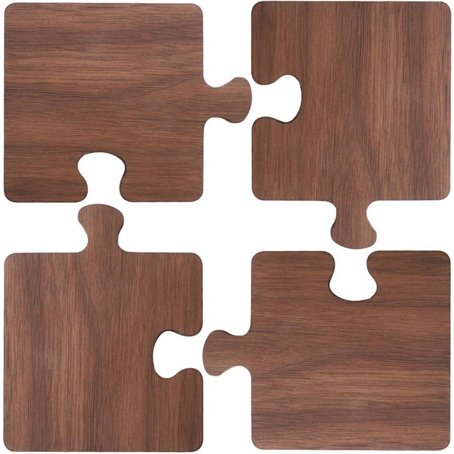 conjunto de posavasos de madera, resistente al  , elegante protección de mesa,   para café y té, uso en el hogar y  , hermosamente elaborados posavasos de madera detalles 3